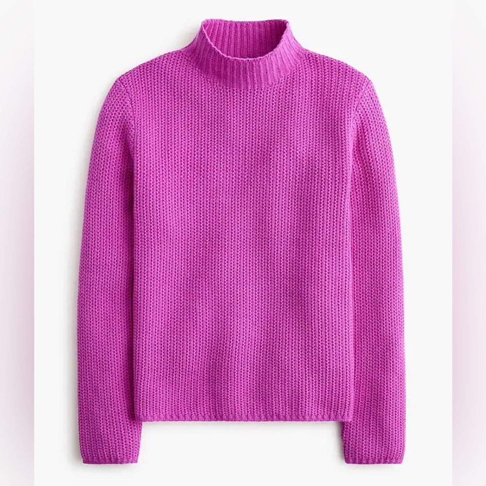 DONATED: J Crew Mock Neck Sweater - Picture 2 of 11